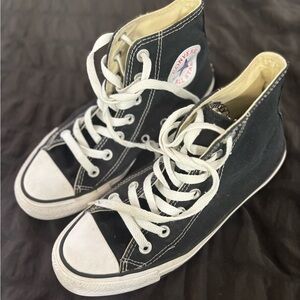Converse Black and White High-Top Sneakers